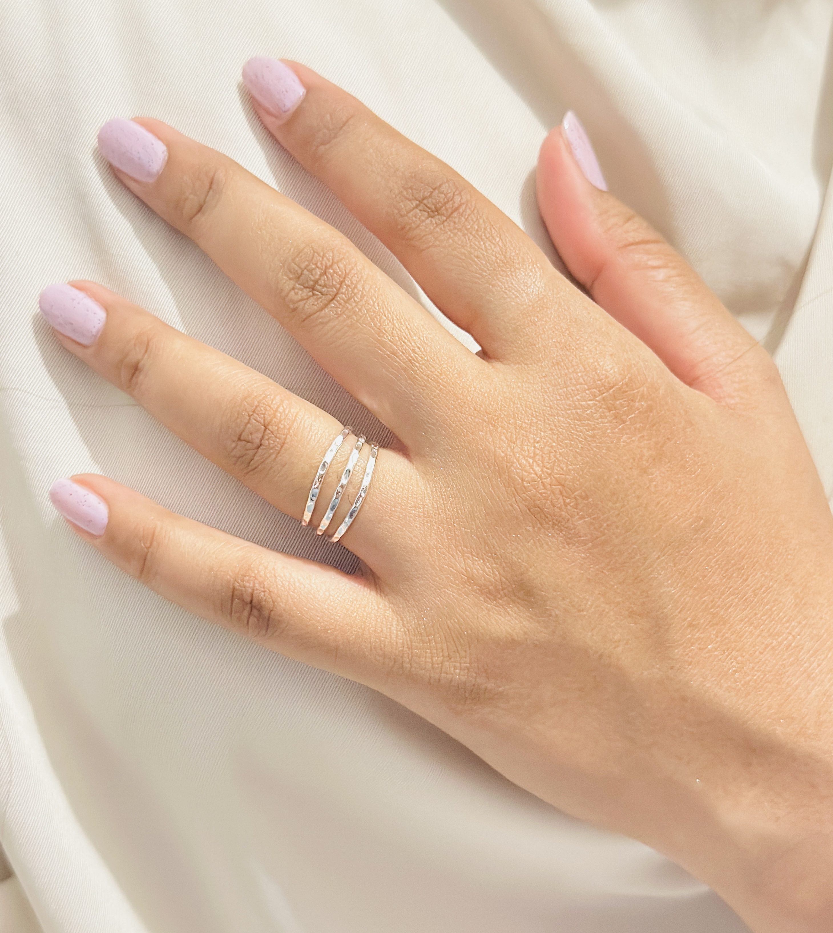 925 Sterling Silver Layered Ring